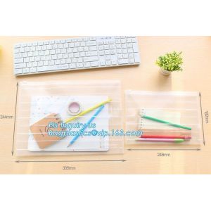 slider bag plastic zipper bag vinyl cosmetic bag, vinyl zipper pouch/Clear