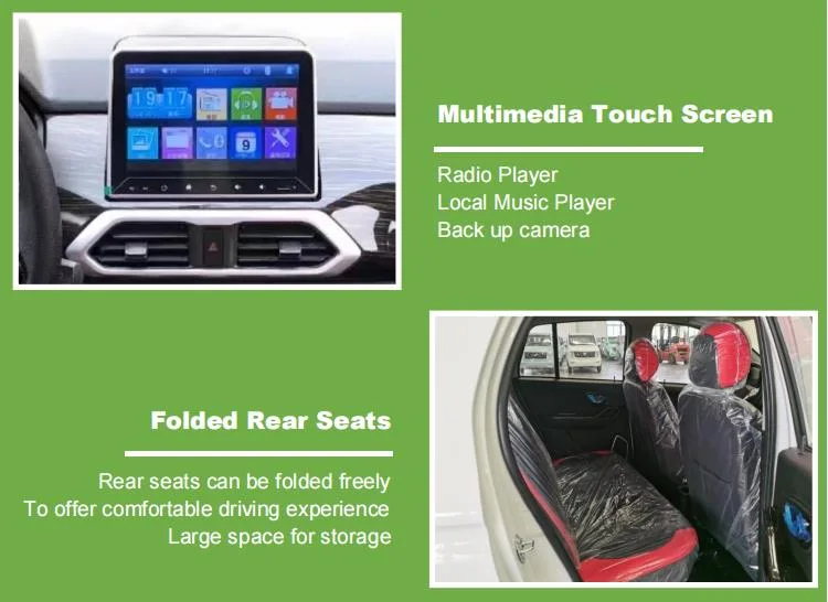 Raysince New model electric vehicle 4 Seats 5 door China high speed electric car