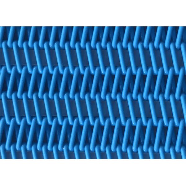 ISO9001 Plain Weaving Polyester Spiral Mesh Belt Easy To Clean Fruit Can Be