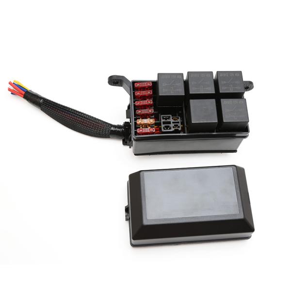12V Waterproof Fuse And Relay Box Prewired Fit For Automotive Car Truck Marine