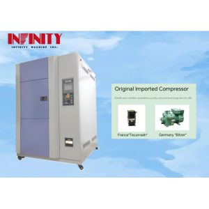 Quality Temperature Variations Hot and Cold Impact Test Chamber with Half-compact Bitzer Compressor for sale