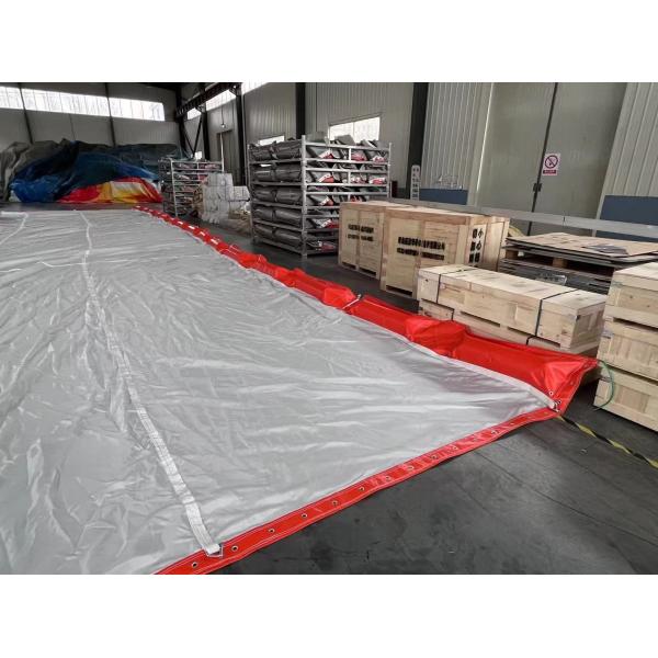 Buy Useful Eco-Friendly Oil Spill Silt Cover Boom Curtain at wholesale prices