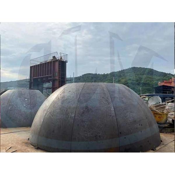 6400mm Diameter SA516 GR70 Hemispherical Head 20mm Thick