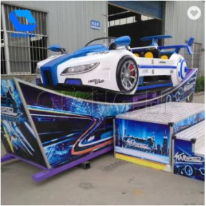 Spinning Sliding Mini Flying Car On Track Fairground Rides Kiddie Games