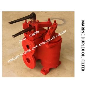 DUAL CRUDE OIL FILTER MODEL:FH-65A F7202 FUEL OIL SEPARATOR EXPORT