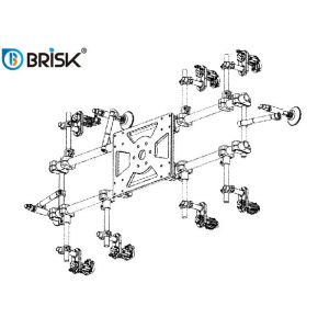 Lightweight Standard Robot Eoat Gripper Nitrile Material For Pneumatic