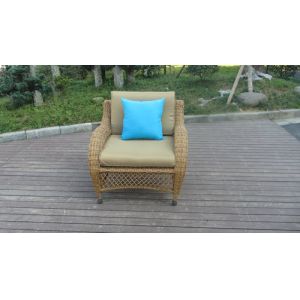 6pcs half round rattan sofa set