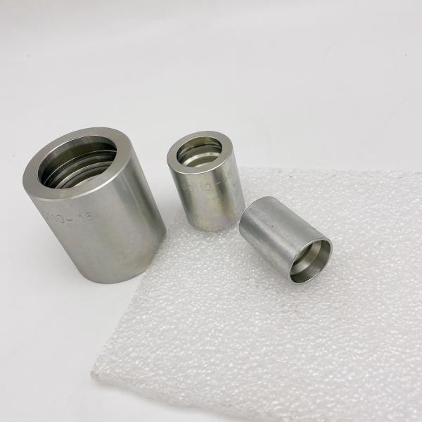 Buy 00110A-06 Zinc Plated Hydraulic Hose Ferrules SAE 100 R1 at wholesale prices