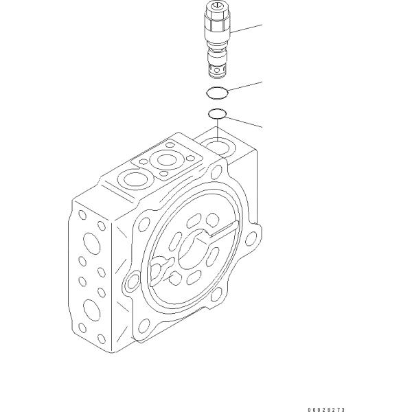 708-7H-00040 708-7H-11110 For Komatsu D275AX-5EO Bulldozer hydraulic H.S.S. MOTOR Original High quality Aftermarket