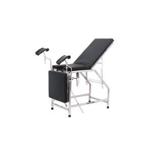 Manual Backrest Adjustable Gynecologist Examination Table With Stirrups