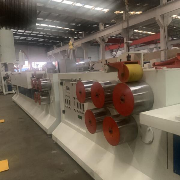 1 To 2/4 Packing Belt Plastic Machine , PET Plastic Belt Production Line 2000kg/H