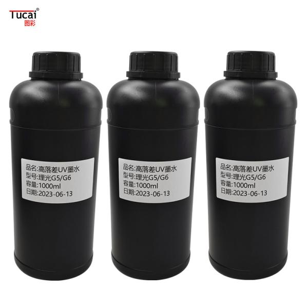China factory wholesale High drop UV ink for Ricoh G5/G6/Konica/Sail/Toshiba for Plastic leather acrylic metal toy