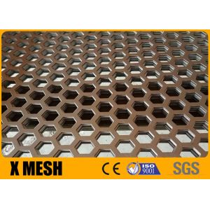 China 1 X 50m Perforated Metal Mesh Stainless Steel Round Hole For Separation Field on sale