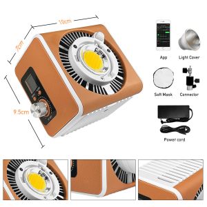 Portable 150w pocket square fill light can be used as a mobile power supply and