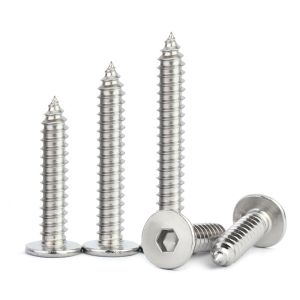 Quality M3.5 Hexagonal Head Screw Grade 4.8 / Grade 8.8 Self Tapping Wood Screws for sale