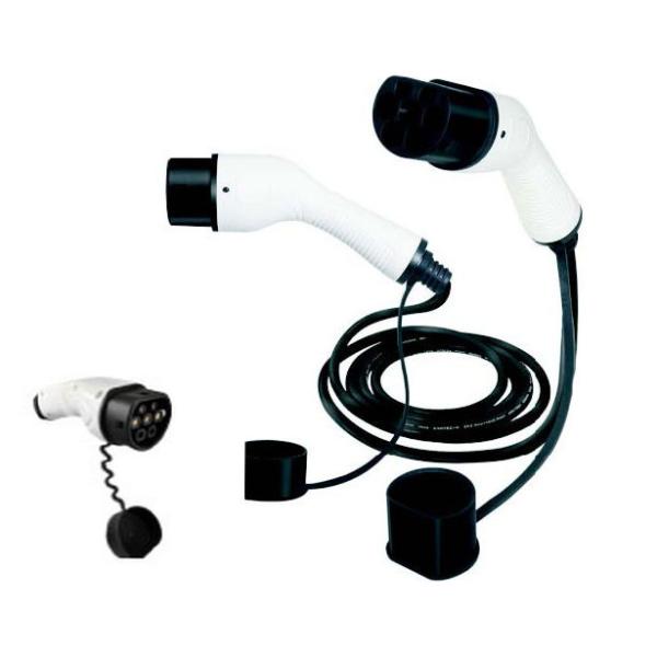 Buy Supplier IEC62196 Type 2 Electric Car Charger 22kw 5m 3 Phase Type 2 Ev Charging Cable For Electric Car Charging at wholesale prices