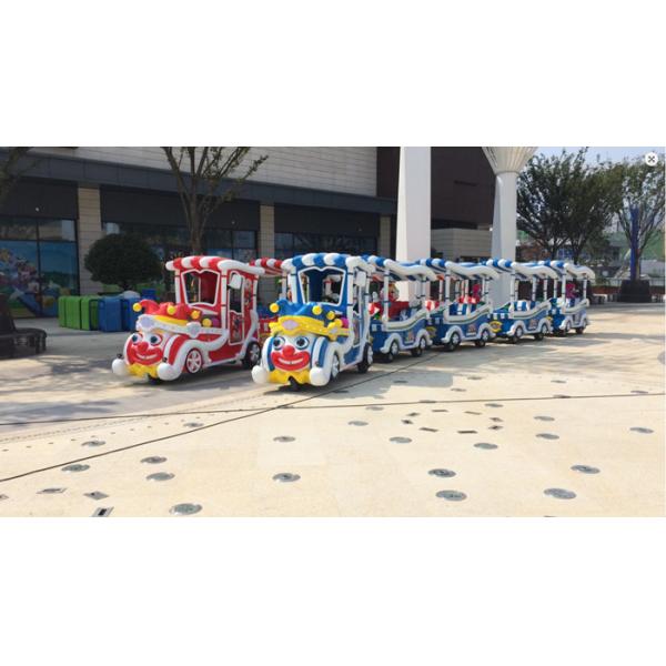 Luxury Cartoon Trackless Train Amusement Ride With Stainless Steel Material