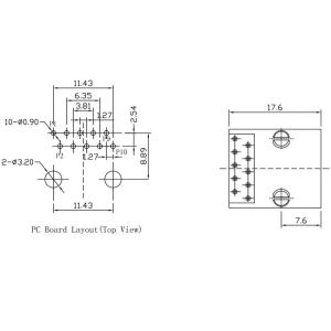 54602-9F10LF Unshielded Tab Down RJ45 Single Port Connector LPJE901NNL