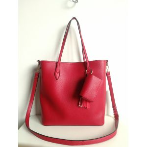 China Fashion ladies handbag shoulder bag red colour with small purse onside for women on sale