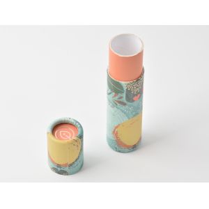 CMYK Printed Cardboard Paper Tube ODM For Lipstick