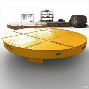 Advanced Electric Turntable Rail Transfer Cart for Seamless Cargo Loading