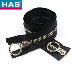 #5 Metal Coil Zipper Shiny Silver Zipper For Bags and Garment