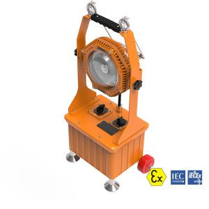 IECEX Certified Dimmable Atex Portable Lighting 5W-60W Rechargeable