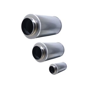 Galvanized Cartridge Carbon Filter Hydroponics , Silver Greenhouse Carbon Block