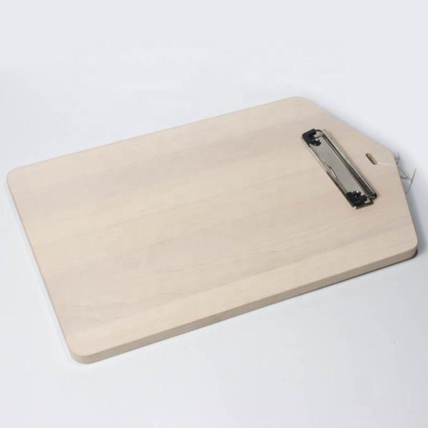 Pine Wood A4 double-sided writing board with clip Paperboard Clipboard Basics Hardboard Office Clipboard