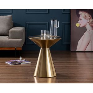 Multifunctional Sofa Side Table With Smooth Round Surface