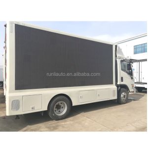 With Stage Mobile Trailer P8 P10 Outdoor LED Screen Truck Display