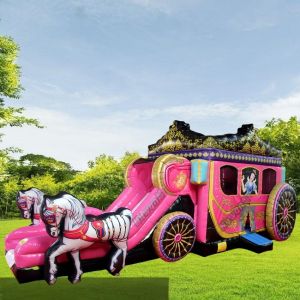 5-7 Years Old Inflatable Jumping Castle Slide Bounce House with Customized