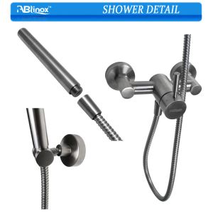 Wall Mounted SS304 Chroming Faucet Bath Shower Set