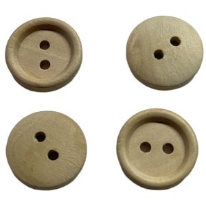 Two Holes Natural Material Buttons 24L Eco Friendly Use On Luxury Sewing