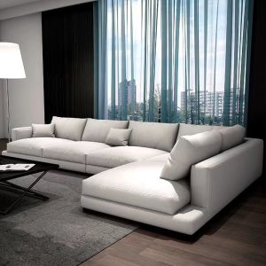 Practical Sectional Fabric Custom Sofa Bed L Shaped