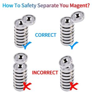 Customized Super Strong NdFeB Pot Magnet with Permanent Countersunk Hole d1 5.5