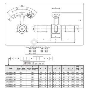 Encoder Flexible Coupling Fixed Type Intermediate Hanger Shaft for Cement