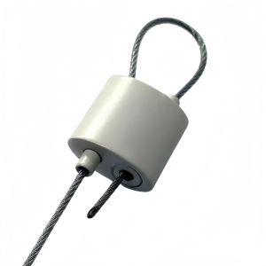 China Double Side End Exit Cable Looping Gripper with 15*15*8.5MM Size and 100N Break Load for 0.8-1.0MM Wire Rope on sale