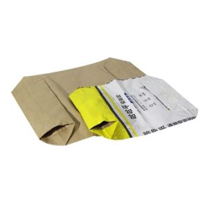 Easy Opening And Filling Pasted Valve Multiwall Paper Bags 25kg For Cement