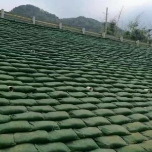 Nonwoven Geotextile Sand Geobag Plastic Packaging For Flood Control