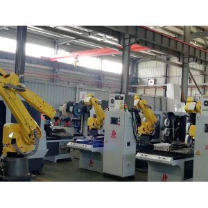 11KW Metal Robot Polishing Machine With FUNAC Arm