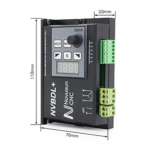 400W Brushless CNC Spindle Motor Kit 48VDC ER8 & 600W Brushless Motor Driver