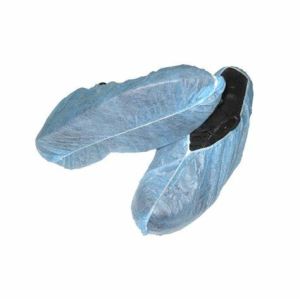 Quality Chemical Resistant Cheap Disposable Blue Surgical Shoe Covers Medical for sale