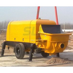 Mortar Transfers Small Concrete Pump , Small Cement Pump For Construction