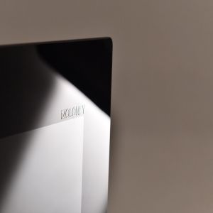 98'' 250cm Flush Mount Electric Fireplace LCD Screen Tech Charcoal Buring Sound