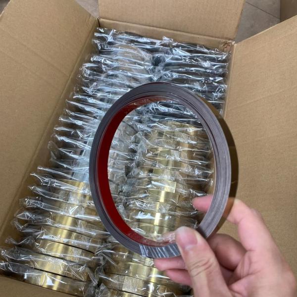 Buy Metal Stainless Steel PVD Coating Adhesive Roll Flat Tape at wholesale prices