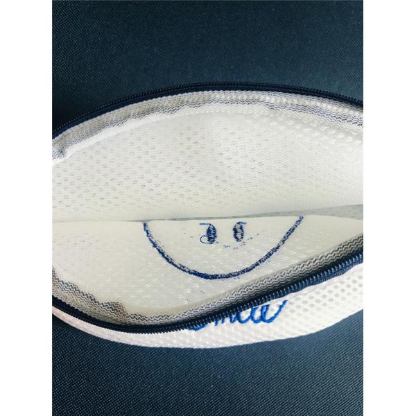 Quality underwear washing protection poly mesh bra laundry bag with zipper type