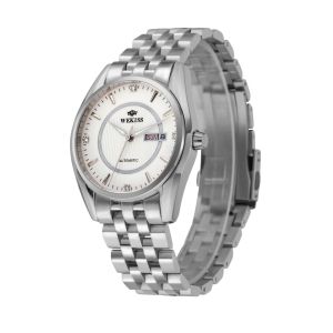 3ATM Waterproof Mechanical Watch 304 Stainless steel With Calendar Table