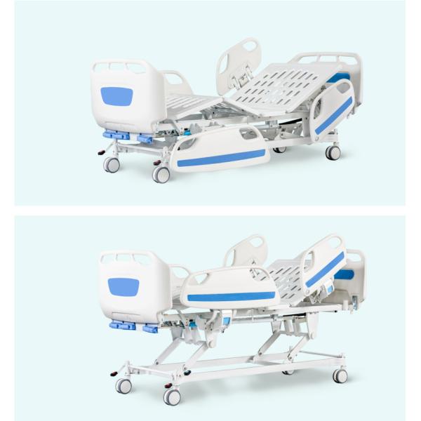 China Products Economic Icu Hospital Bed With Headboard And Guard Rails