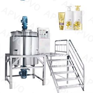 1000L SUS304 Liquid Blending Machine 65RPM Shampoo Homogenizing Machine